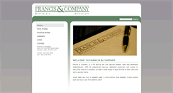 Desktop Screenshot of franciscolaw.ca